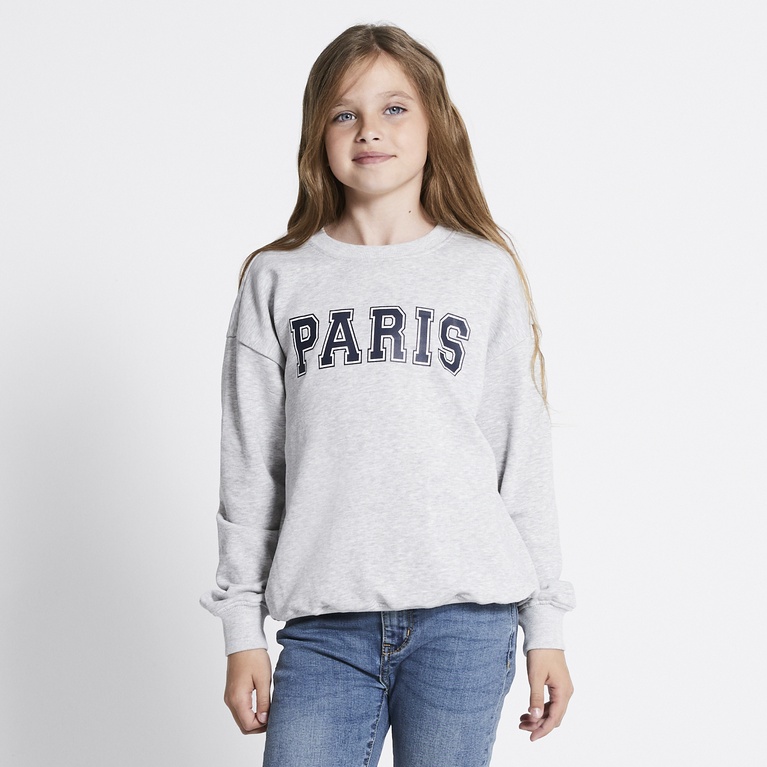 Printed sweatshirt "Vilma" Grey melange 4